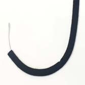 Melltartó behúzó plüss szalag (bújtató szalag) - BLACK - FEKETE